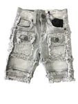 Little Kids FWRD Patchwork Denim Shorts