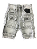 Little Kids FWRD Patchwork Denim Shorts