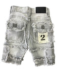 Little Kids FWRD Patchwork Denim Shorts