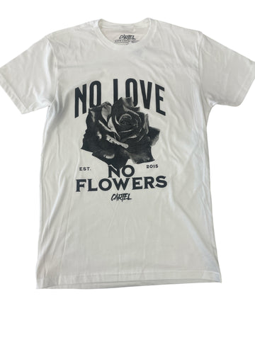 Men CARTEL No love No Flower T-shirt