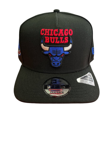 NEW ERA NBA Chicago Bulls 9Fifty Snapback Pre Curved A-Frame