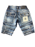 Men FWRD Patchwork Denim Shorts