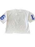 Men BKYS Football Skull Cropped Top Shirt
