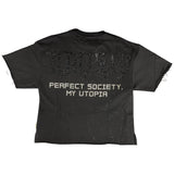 Men BKYS Utopia Cropped T-Shirt