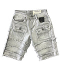 Men FWRD Patchwork Denim Shorts