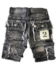 Little Kids FWRD Patchwork Denim Shorts