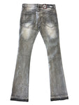 Men DENIMICITY Rip N Repair Stacked Flare Jeans
