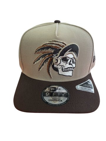 NEW ERA 9Fifty A-Frame Mexico Aztec Skull Warrior 2tone Snapback