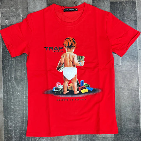 Men STREETZ IZ WATCHIN Trap Baby T-shirt