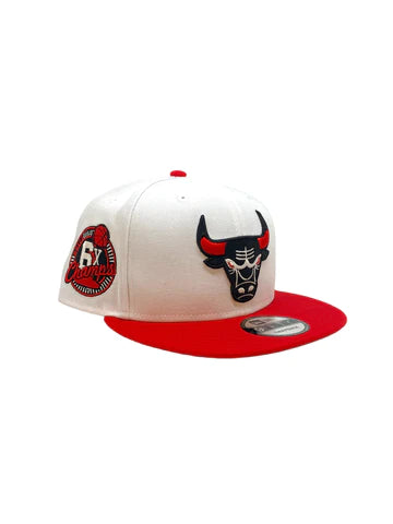 Men NEW ERA Chicago Bulls Custom 6X Champsions 9Fifty Snapback