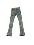 Men WAIMEA All Over Destress Stack Denim