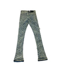 Men WAIMEA All Over Destress Stack Denim