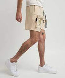 Men REASON Bridges Utility Stretch Tech Nylon Cargo Shorts