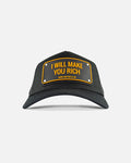 Men JOHN HATTER & CO Rubber I Will Make You Rich Trucker Hat