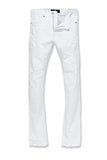 MEN JORDAN CRAIG STACKED DENIM WHITE JEANS