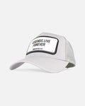 Men JOHN HATTER & CO Rubber Legends Live Forever Trucker Hat