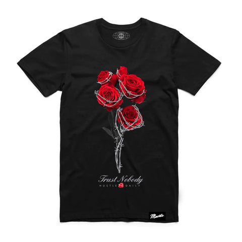 Men HASTA MUERTE Barbed Rose T-Shirt