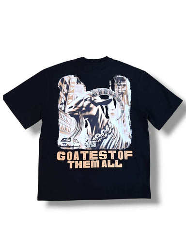 Men DENIMICITY Goatest Of All Stoned Out Oversize T-Shirt