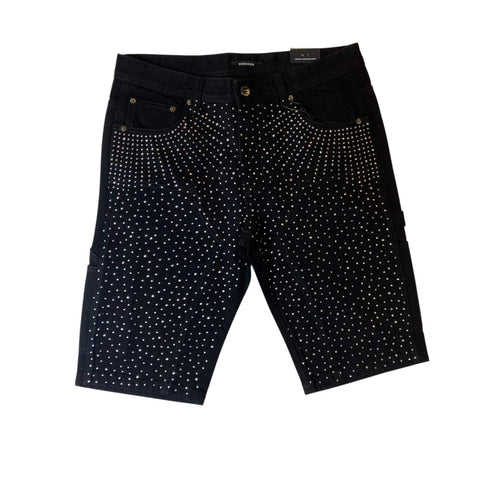 Men KINDRED Rhinestone Denim Shorts