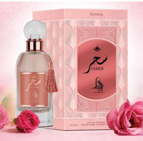 Women AL ABSAR Saher Roses Eau De Parfum 3.4FL OZ