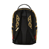 Sprayground AI Tribal Gold DLXSV Bookbag