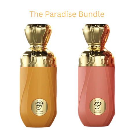 The Paradise Bundle | Farah Paradise -Gourmand Series- by Zakat Eau De Parfum 100 ML (3.4 FL OZ) Women | Farah Forever -Gourmand Series- by Zakat Eau de Parfum 100 ML (3.4 FL OZ) Women