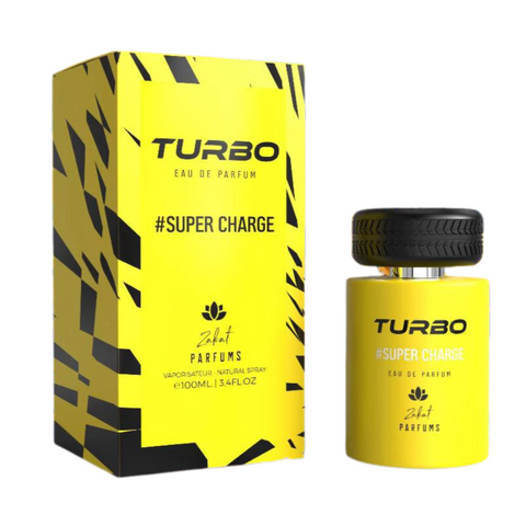 Turbo Super Charge By Zakat Eau de Parfum 100ML (3.4 FL OZ)  For Men