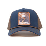 Men GOLD STAR Eagle Trucker Hat