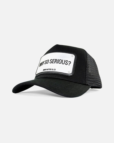 Men JOHN HATTER & CO Rubber Why So Serious? Trucker Hat