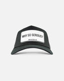 Men JOHN HATTER & CO Rubber Why So Serious? Trucker Hat