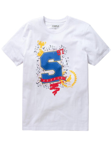 MEN STAPLE JACKSON GRAPHIC T-SHIRT WHITE