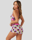 Women PSD Playboy Checkers Shorts