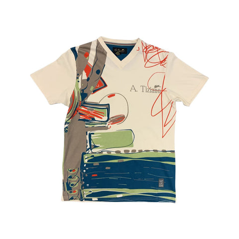 Men A.TIZIANO Bennett T-Shirt CREME