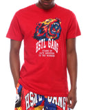 Men HUSTLE GANG Dripping SS Tee