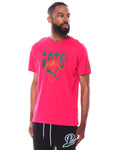 MEN PUMA SKI CLUB PINK GRAPHIC T-SHIRT