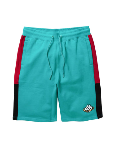 MEN STAPLE BELMONT SWEAT SHORTS TEAL