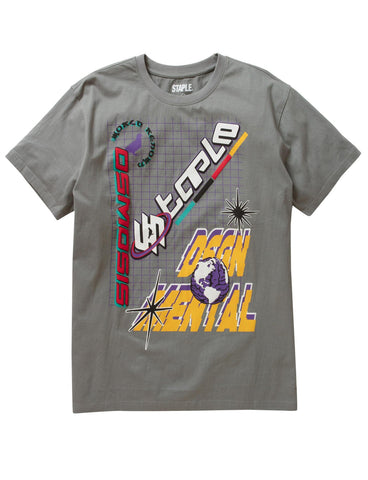 MEN STAPLE ADDISON GRAPHIC TSHIRT GREY