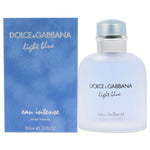 MEN DOLCE & GABBANA LIGHT BLUE EAU INTENSE POUR HOMME 3.3 OZ