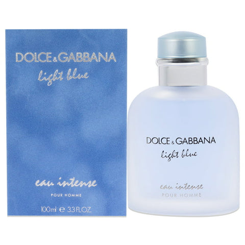 MEN DOLCE & GABBANA LIGHT BLUE EAU INTENSE POUR HOMME 3.3 OZ