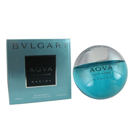 MEN BVLGARI AQVA POUR HOMME MARINE EAU DE TOILETTE 1.7 OZ