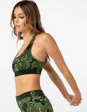 Women ETHIKA Camo Leopard Sports Bra