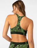 Women ETHIKA Camo Leopard Sports Bra