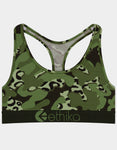 Women ETHIKA Camo Leopard Sports Bra