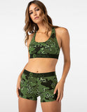 Women ETHIKA Camo Leopard Shorts