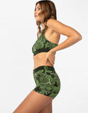 Women ETHIKA Camo Leopard Shorts