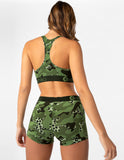 Women ETHIKA Camo Leopard Shorts