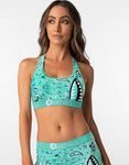 Women ETHIKA BMR Paisley Drip Sports Bra