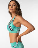 Women ETHIKA BMR Paisley Drip Sports Bra