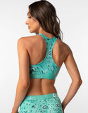 Women ETHIKA BMR Paisley Drip Sports Bra