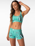 Women ETHIKA BMR Paisley Drip Shorts